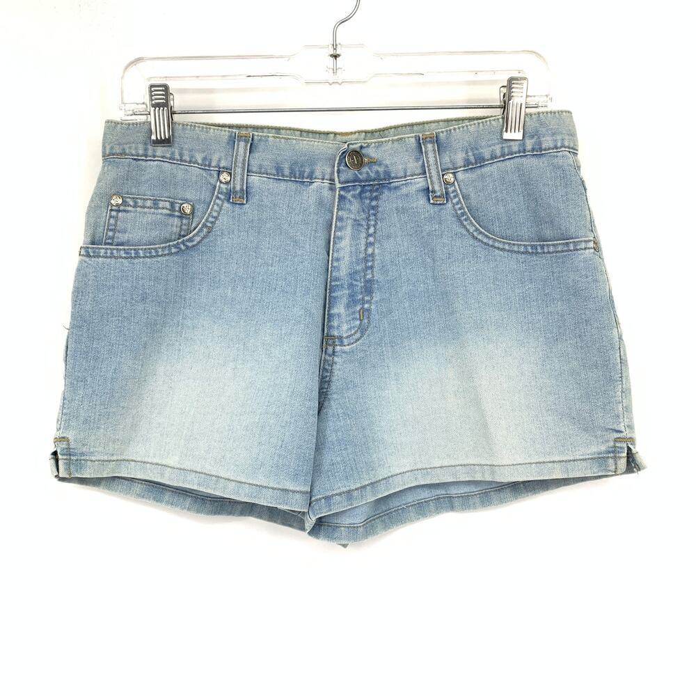 Vintage Y2K Xhilaration Jean Shorts Womens Size 29" Light Wash Denim